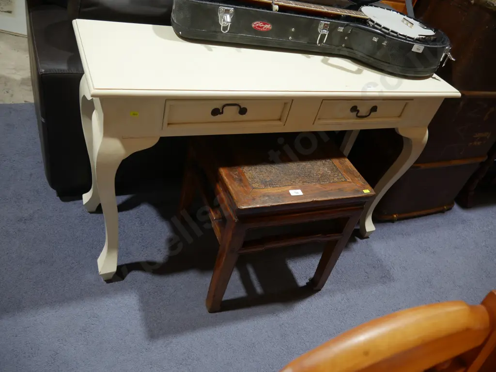 2 draw hall table Image 1++