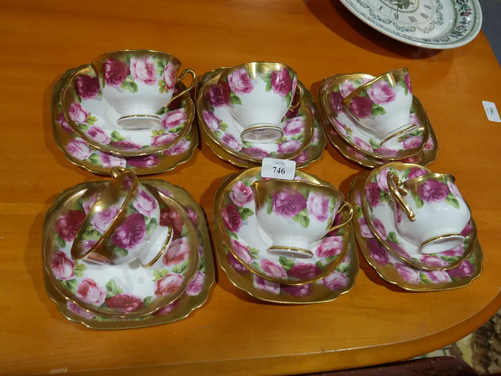 Set of six Royal Albert trios Image 1++