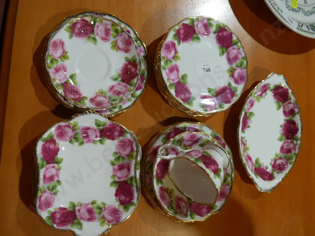 Royal Albert saucers etc Image 1++