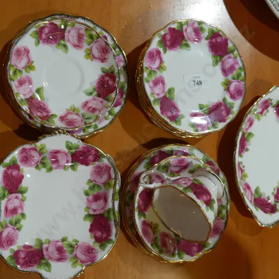 Royal Albert saucers etc