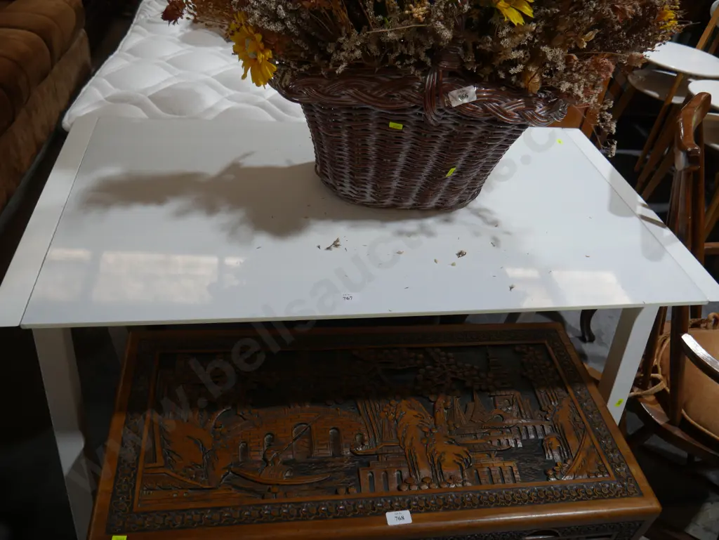 Glass top desk Image 1++