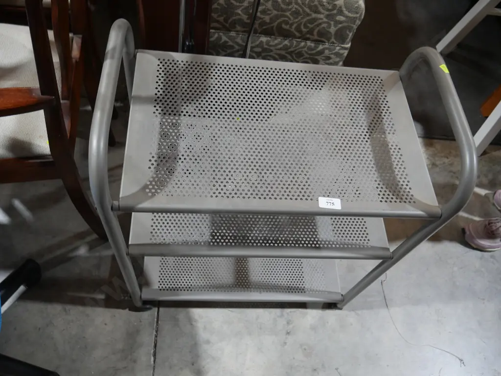 3 tier metal trolley Image 1++