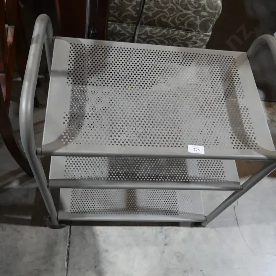 3 tier metal trolley