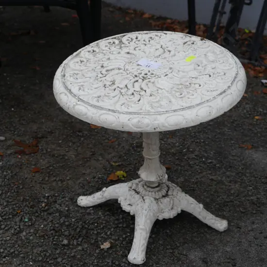 Small wrought iron table