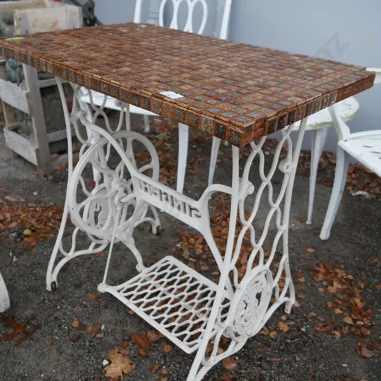 Sewing machine base table