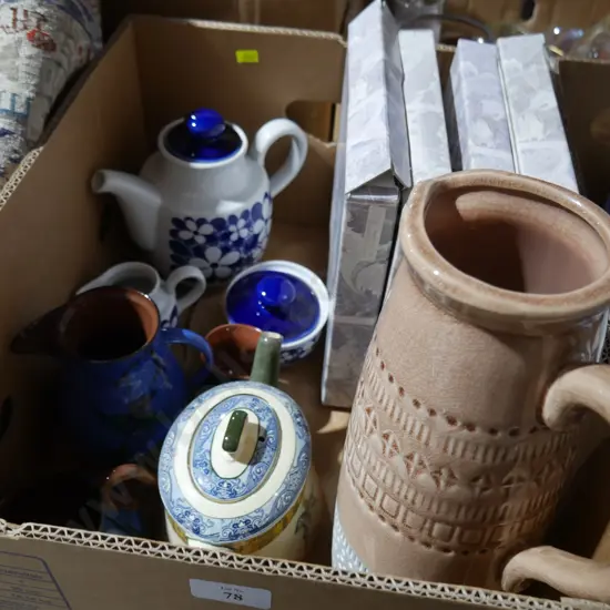 Jugs, pots, decorative plates