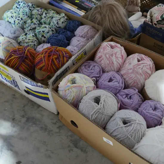 2 boxes of wool