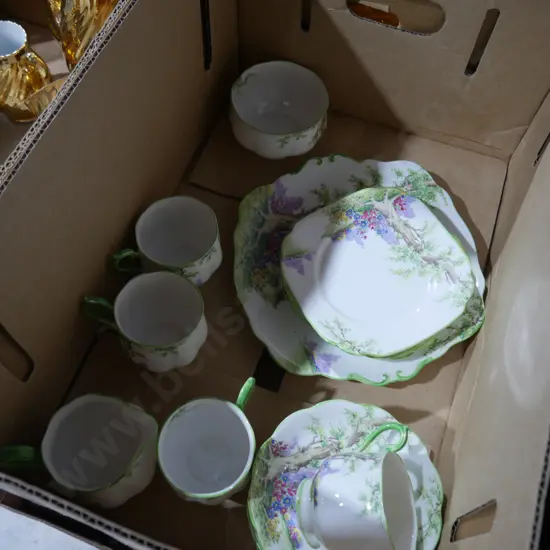 Royal Albert Greenwood Tree part teaset