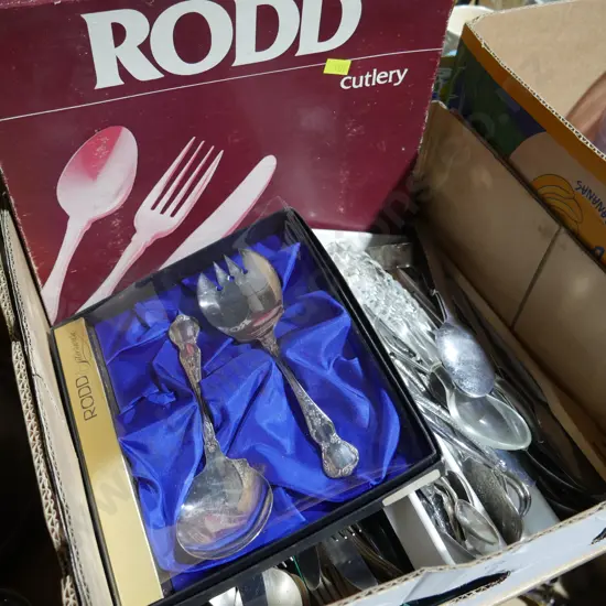 Boxed Rodd and lose cutlery