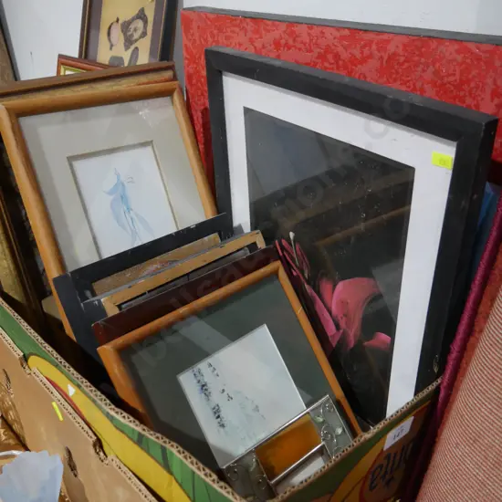 Box of artwork