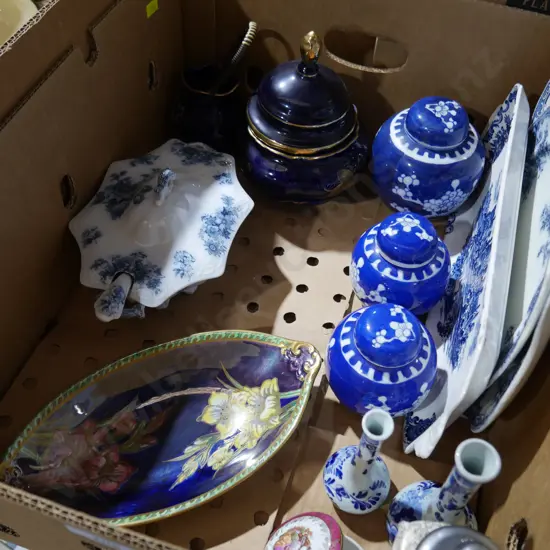 Blue & white china etc