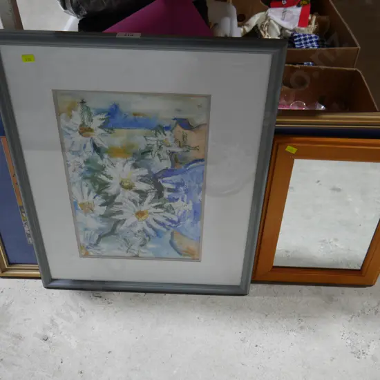 Framed prints & mirror