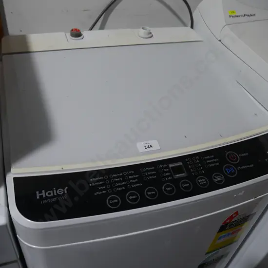 Haier washing machine