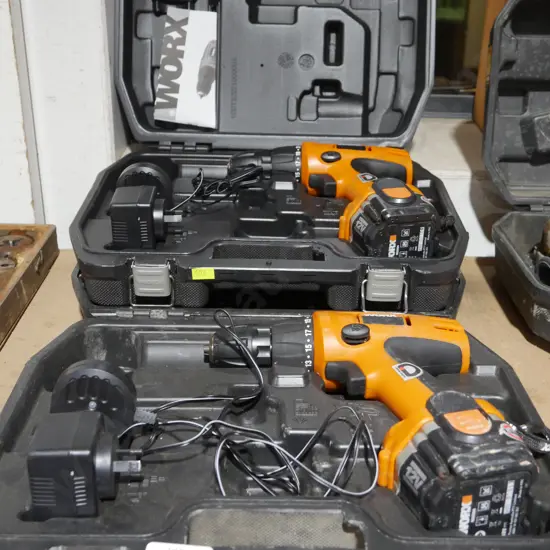 Worx battery drills