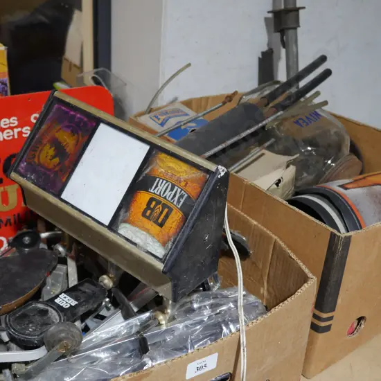 Bar tap , bar towels , ect