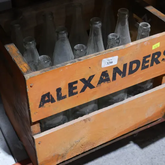 Alexander's bottles crate