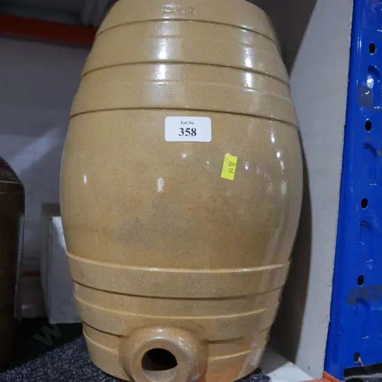 Christchurch Brick Co stoneware spirit barrel