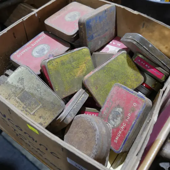 Old tobacco tins