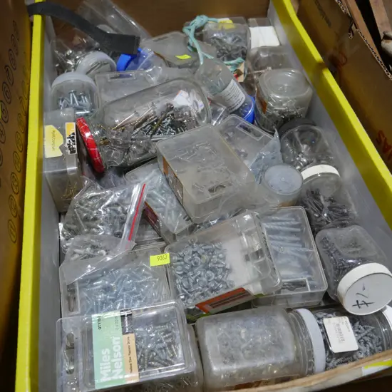 Containers of screws