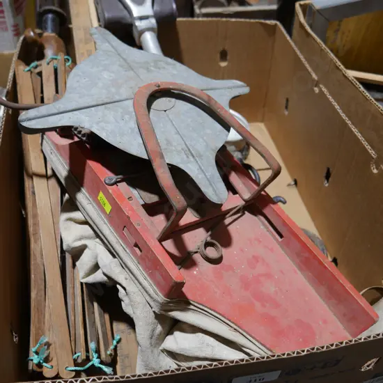 Seed fiddle, rulers etc