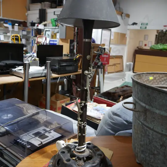 Clarinet table lamp