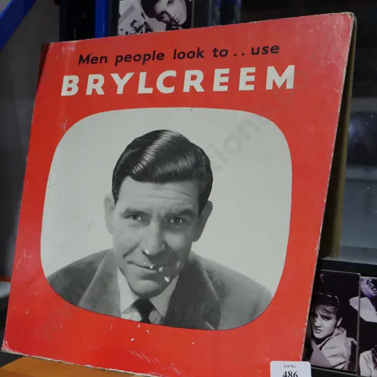 Brylcreem advertising card