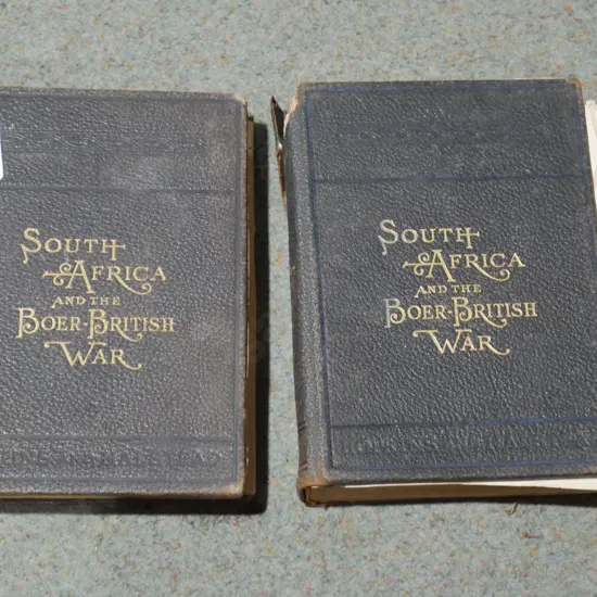 2 volumes, south Africa and the Boer-British war