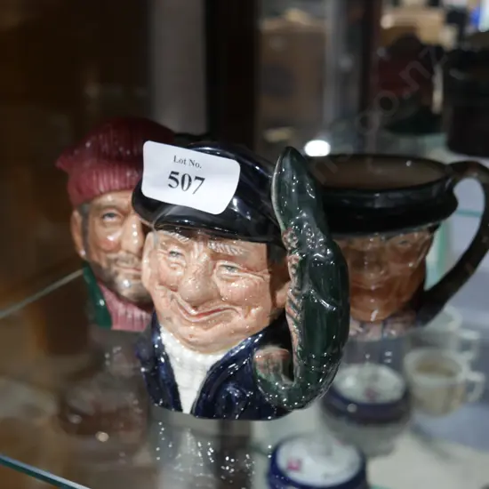 3 Royal Doulton Toby Jugs