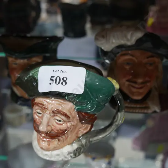 3 Royal Doulton Toby Jugs