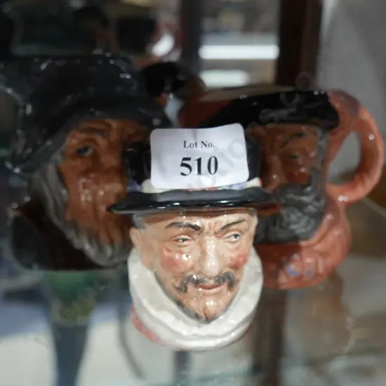 3 Royal Doulton Toby Jugs