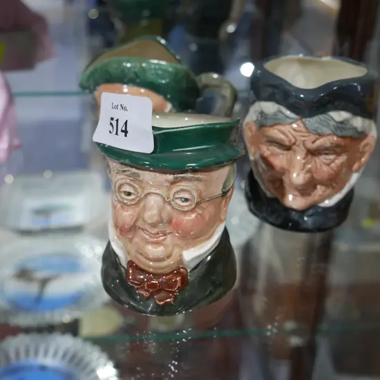 3 Royal Doulton Toby Jugs