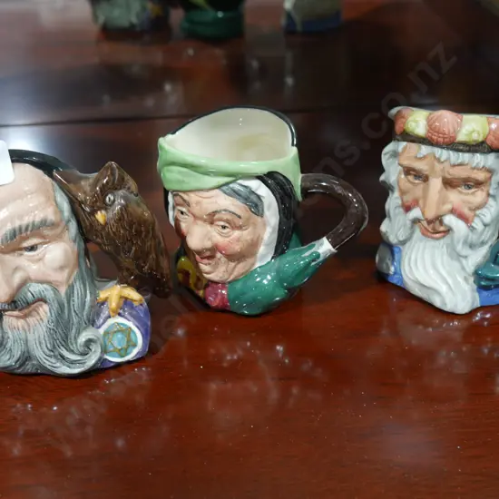 3 Royal Doulton Toby Jugs