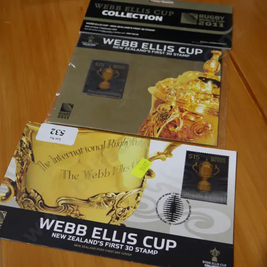 Webb Ellis stamp set
