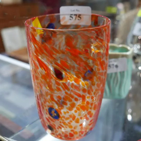 Art glass signed Nash 2000