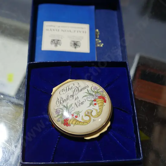 Boxed Halcyon days enamel