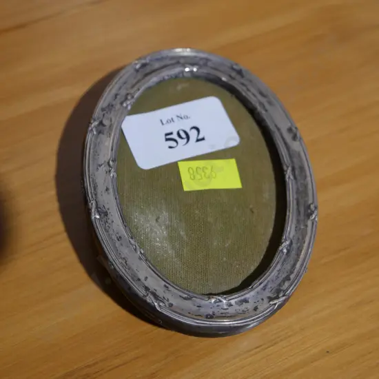 Stirling silver framed photo frame