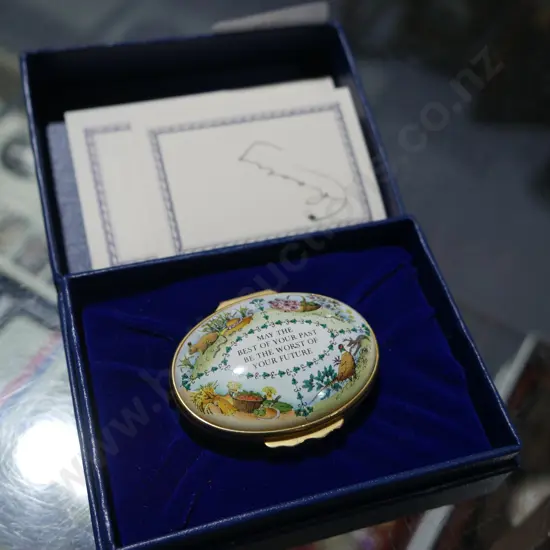 Boxed Halcyon days enamel