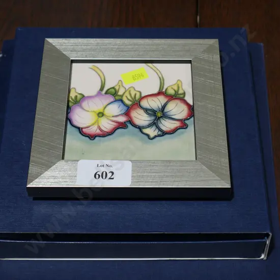 Moorcroft tile plaque