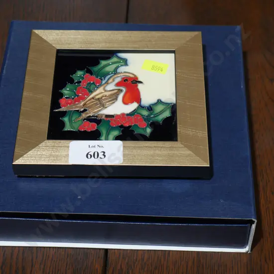 Moorcroft tile plaque