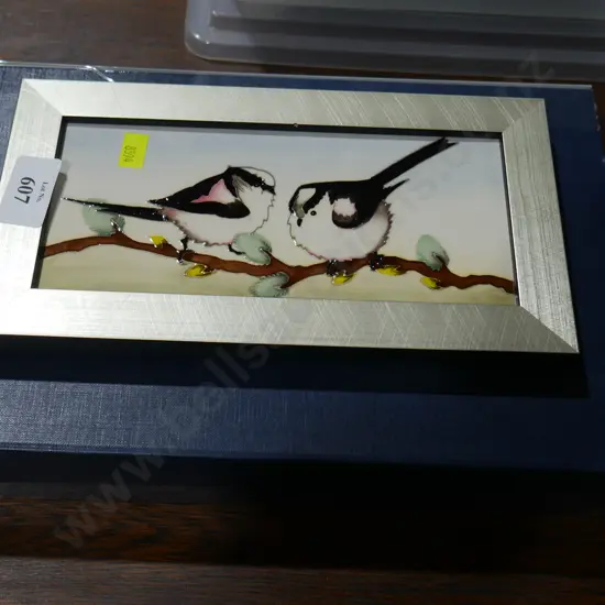 Moorcroft tile plaque