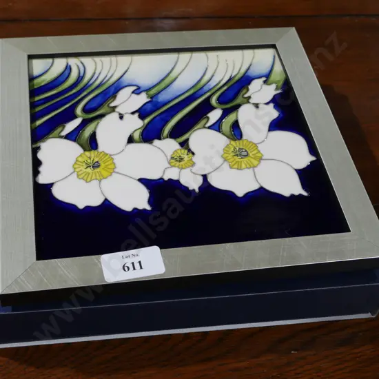 Moorcroft tile plaque
