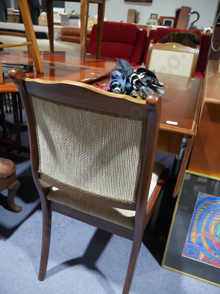 Dropside dining table & 2 chairs Image 1++