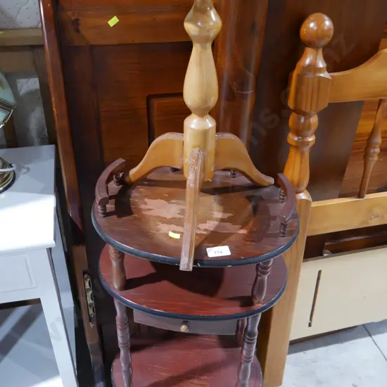 3 tier table and side table