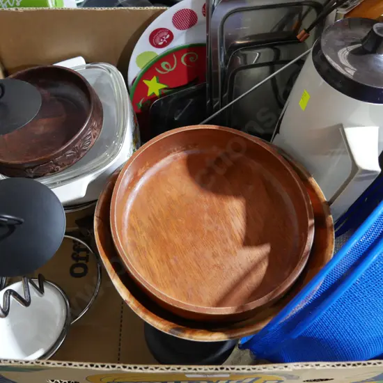 Wooden bowl, pot etc