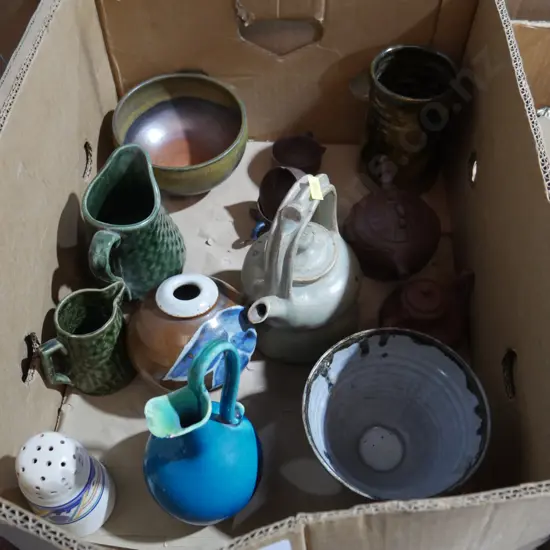 Box of pottery