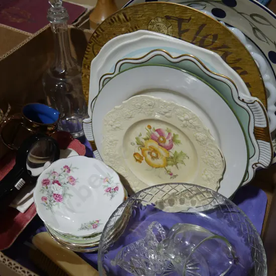 China, glassware etc