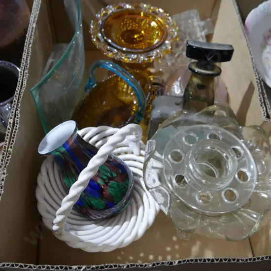 Glassware etc