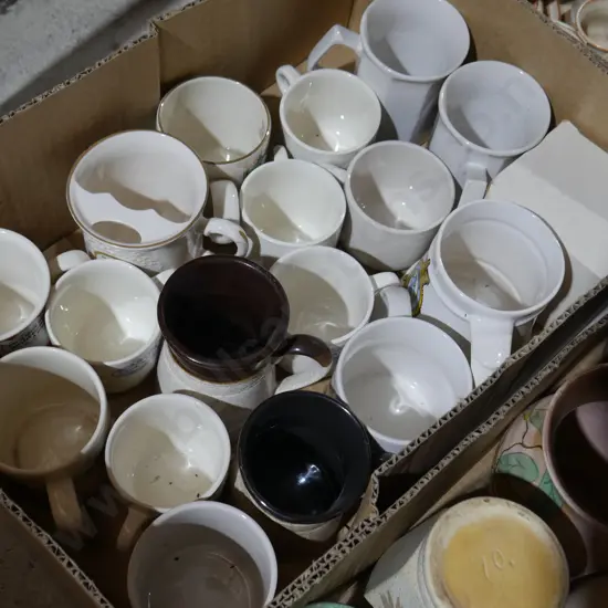 Crown lynn coffee cups etc