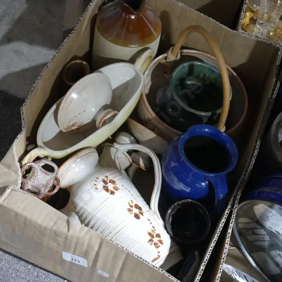Assorted pottery