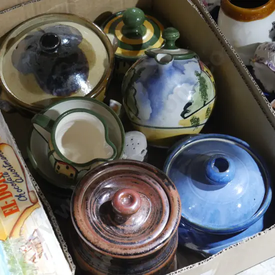 Assorted pottery